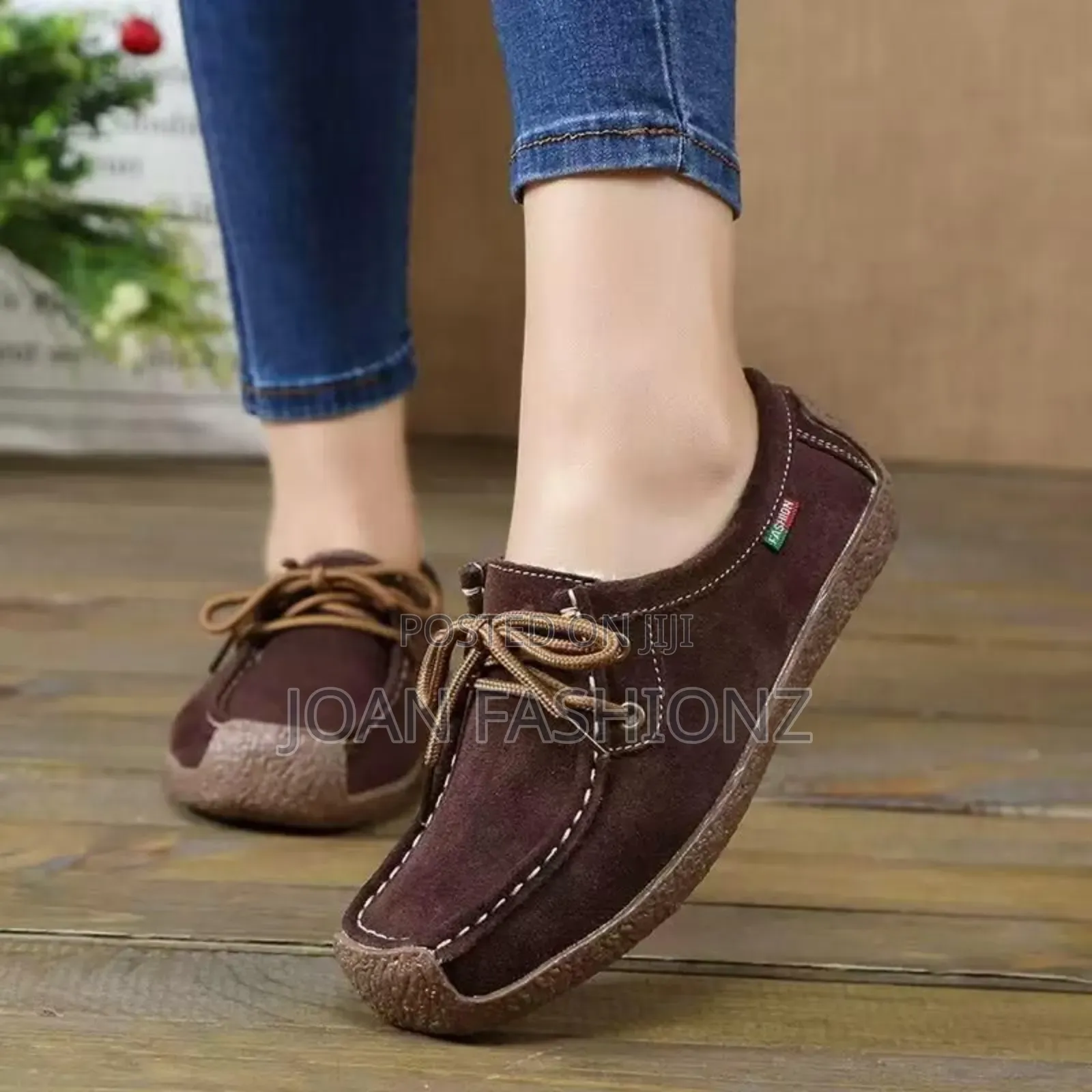 Ladies Classy Mocassins Suede Loafers_multi-Colours