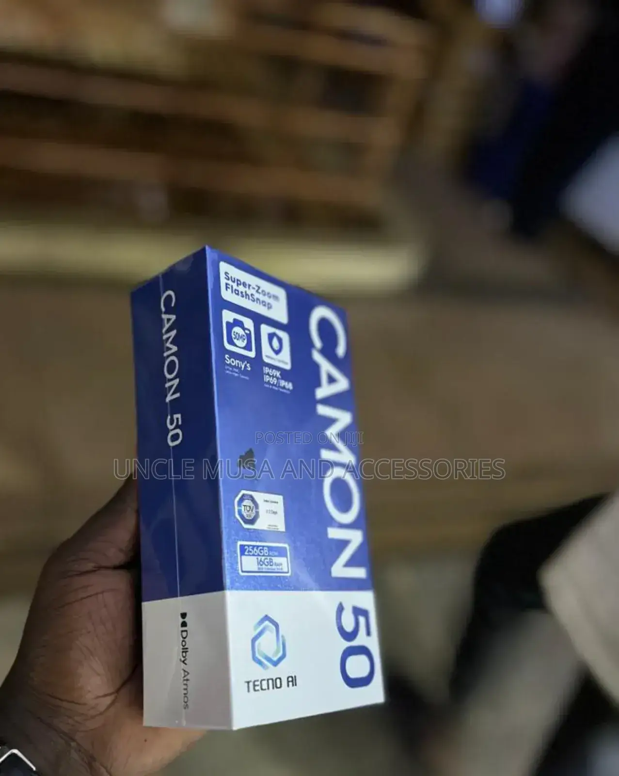 New Tecno Camon 50 256 GB Blue