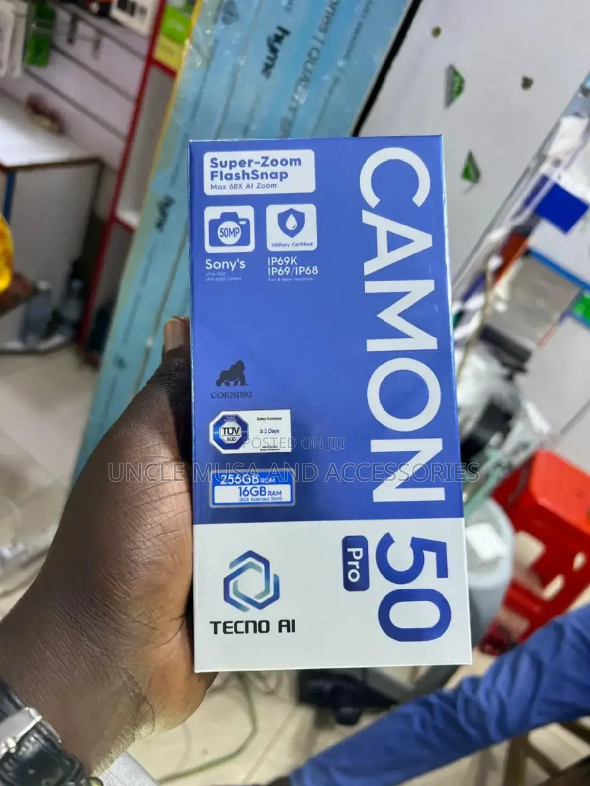 New Tecno Camon 50 Pro 256 GB Green