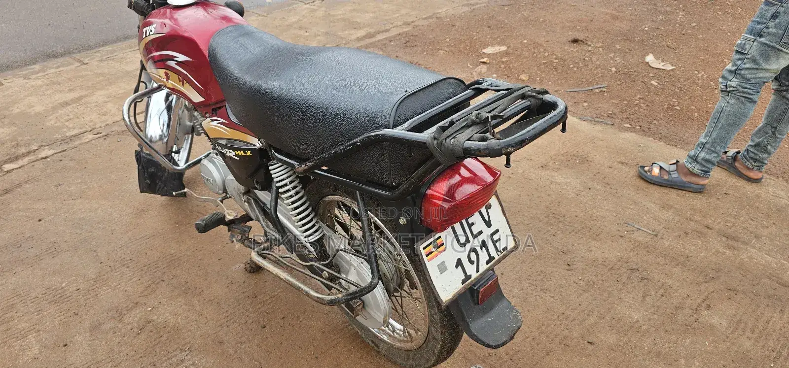 TVS XL 100 2018 Red