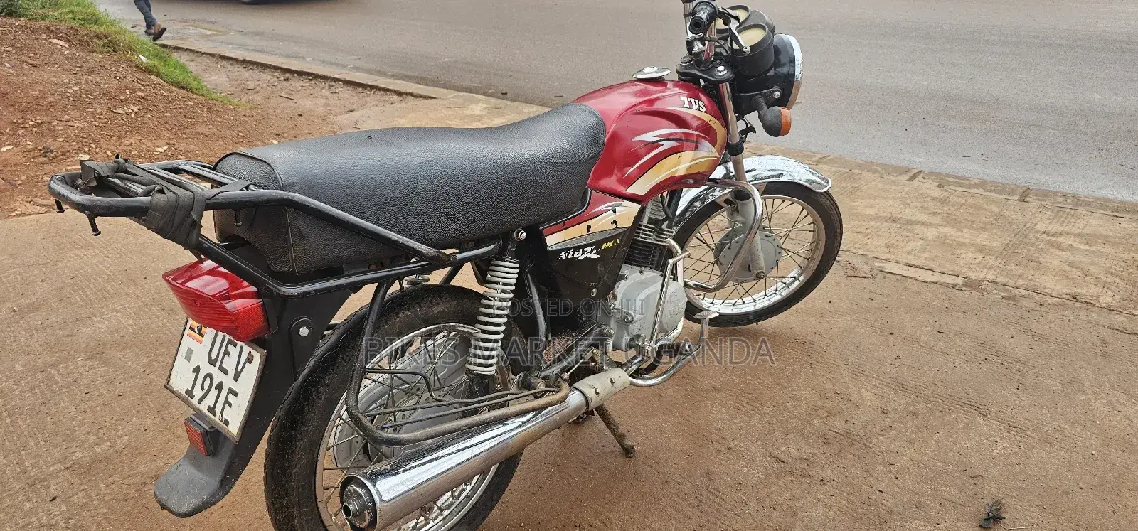 TVS XL 100 2018 Red