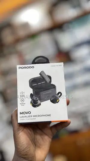 Porodo Movo Lavalier Microphone With a Usb-C Connector.