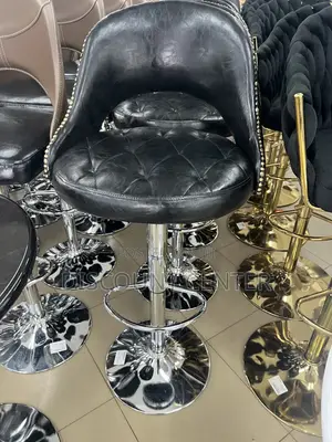 Adjustable Stool Chair Leather
