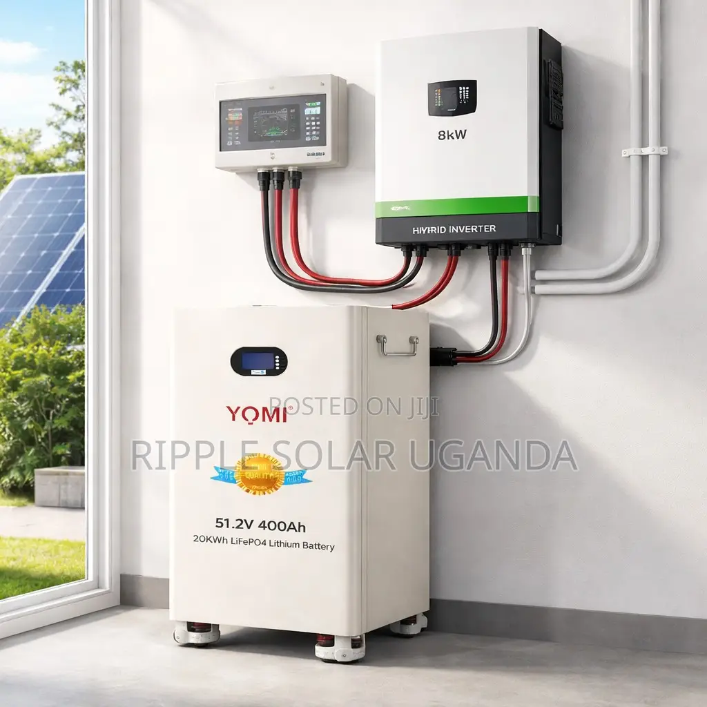 20kwh 51.2v 400ah Lifepo4 Lithium Solar Battery Home Backup System