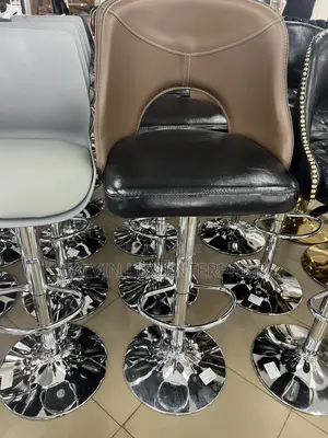 Adjustable Stool Chair Brown