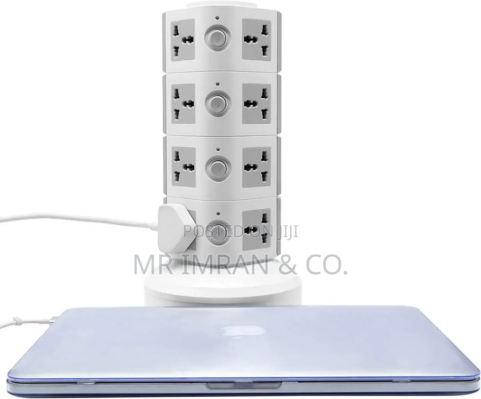 Universal Vertical Multi Socket 220v Tower Extension Outlet.
