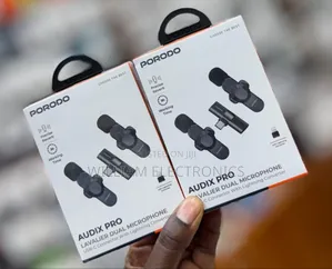 Porodo Audix Pro Lavalier Dual Microphone