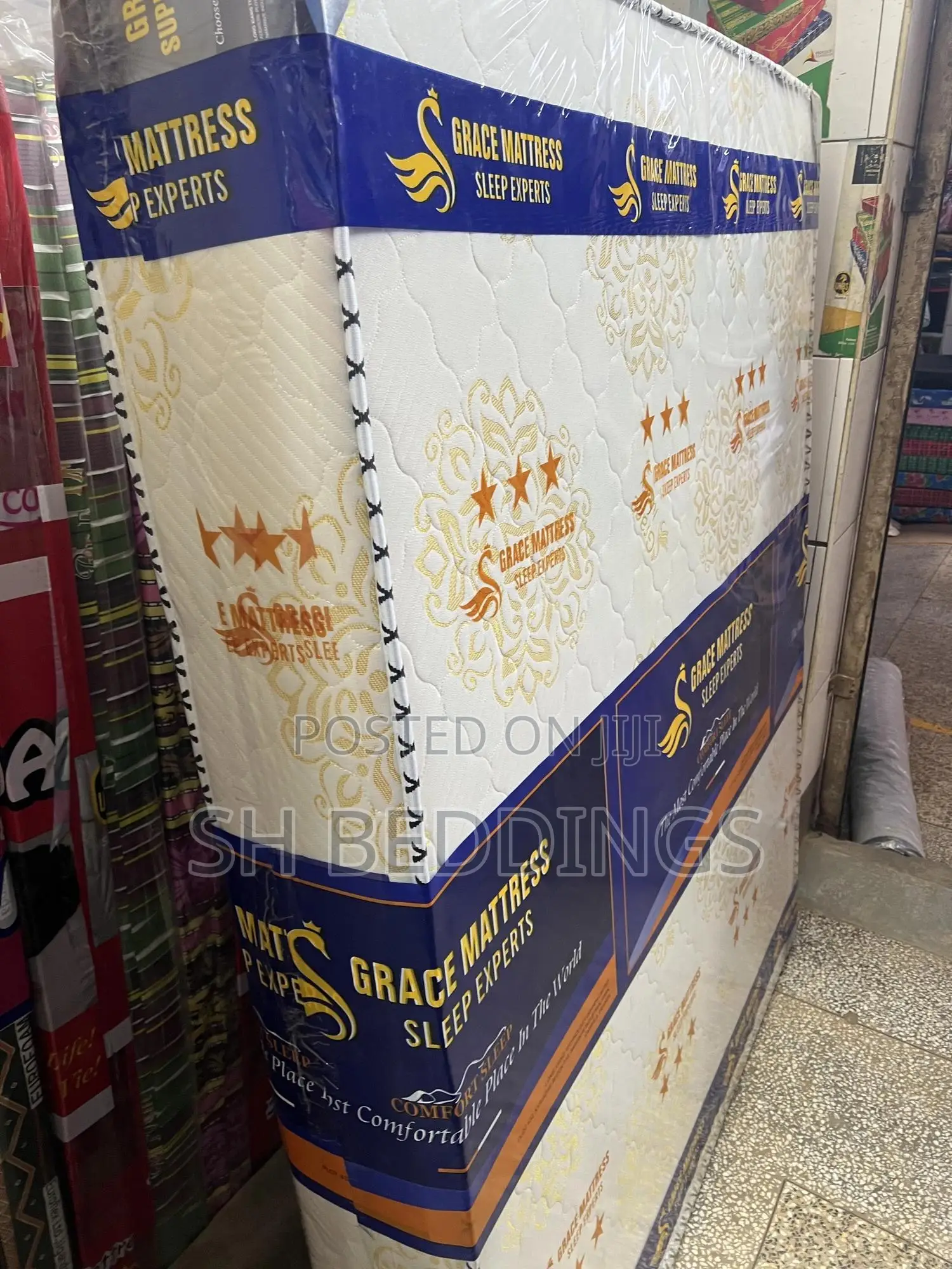 Rubber Mattress in Fiber Material Grace Foam 5x8