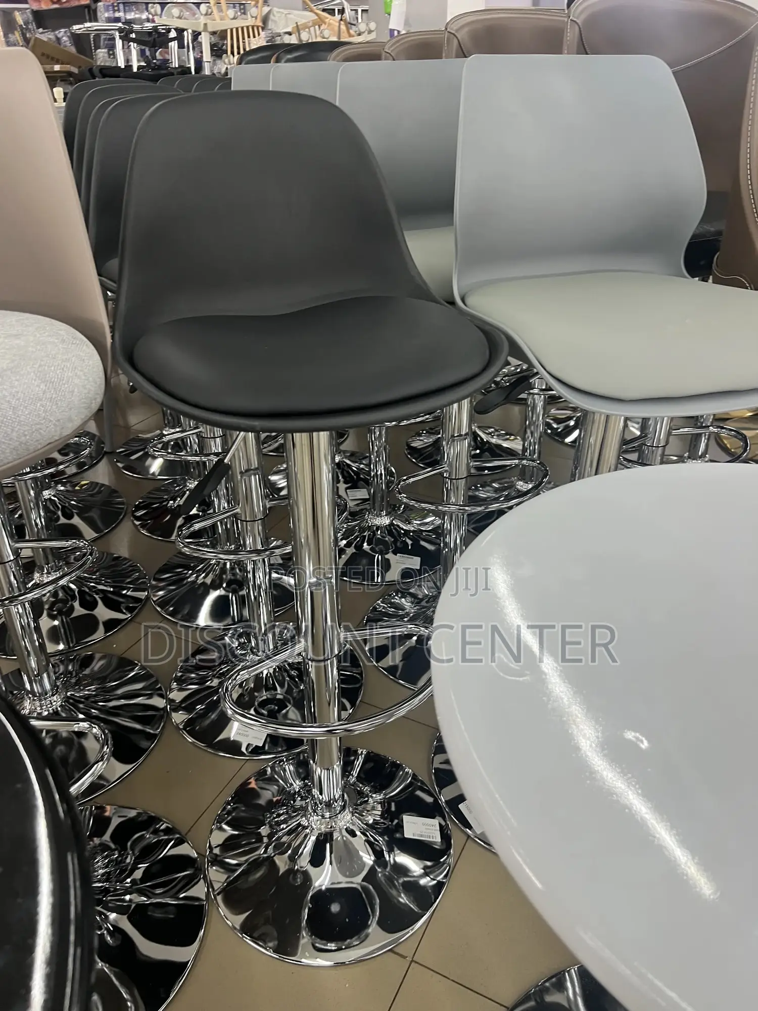 Adjustable Chair Stool Black