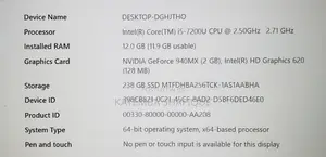 Laptop Asus ZenBook UX430UQ 12GB Intel Core i5 HDD+SSD 256GB
