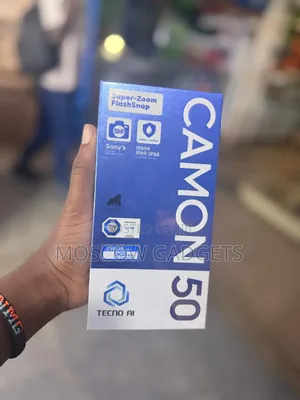 New Tecno Camon 50 256 GB Black