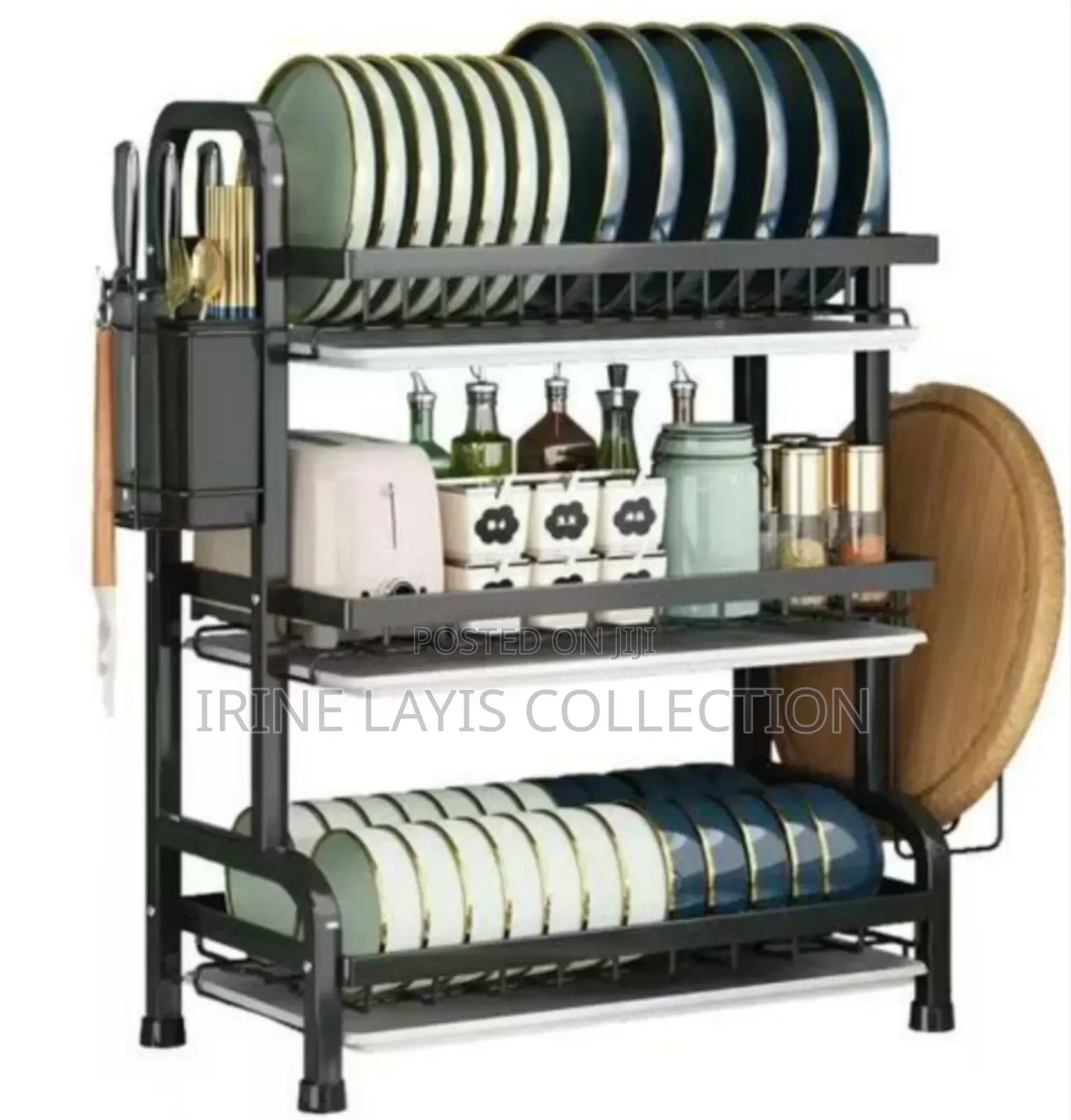 3-Tier Dish Drying Rack Designed to Organize