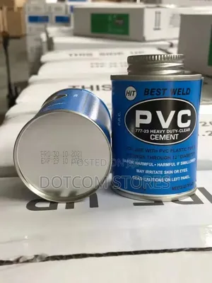 500g Ua Sheng Est Weld Pvc 717-21 Heavy Duty-clear Cement,