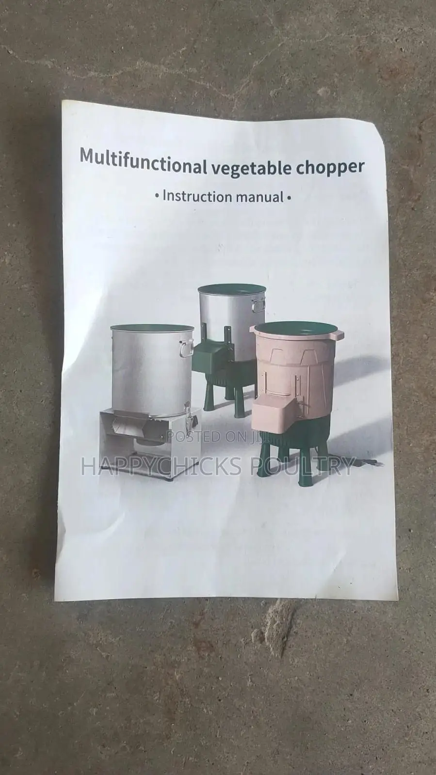 Free Standing Feeds Chopper