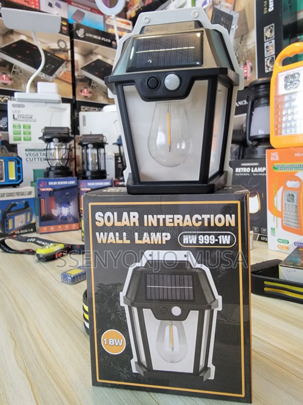 Solar Wall Lamp Hw 999 – Motion Sensor Solar Led Outdoor Light