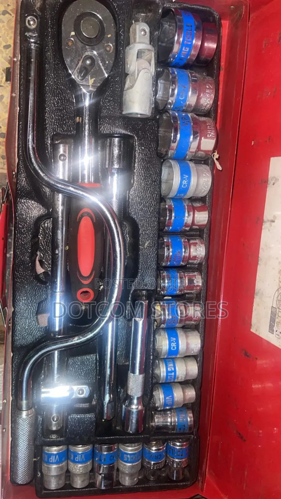24-Piece 1/2 Inch Drive Socket Wrench Set,