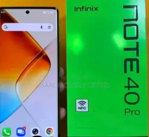 New Infinix Note 40 Pro 256 GB Black