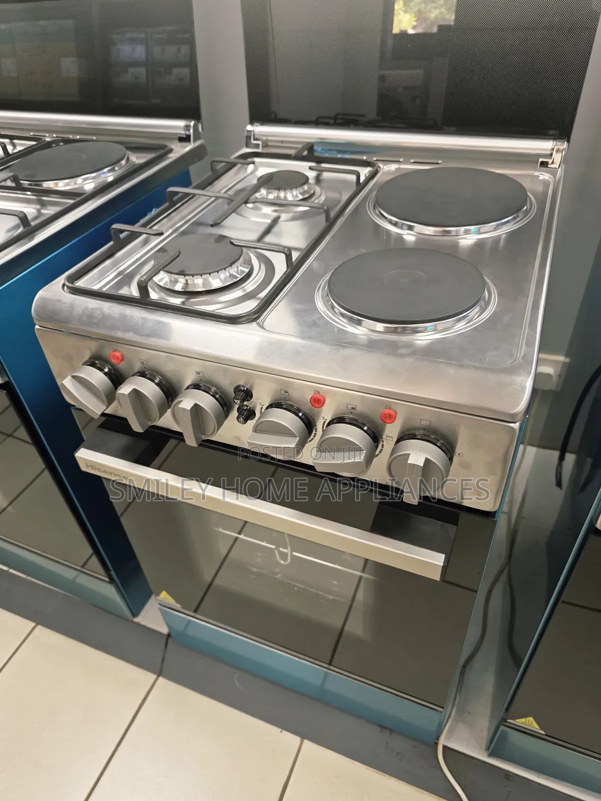 Brand New Hisense Stainless Steel Electric Cooker Oven (2+2) 50cm*50cm