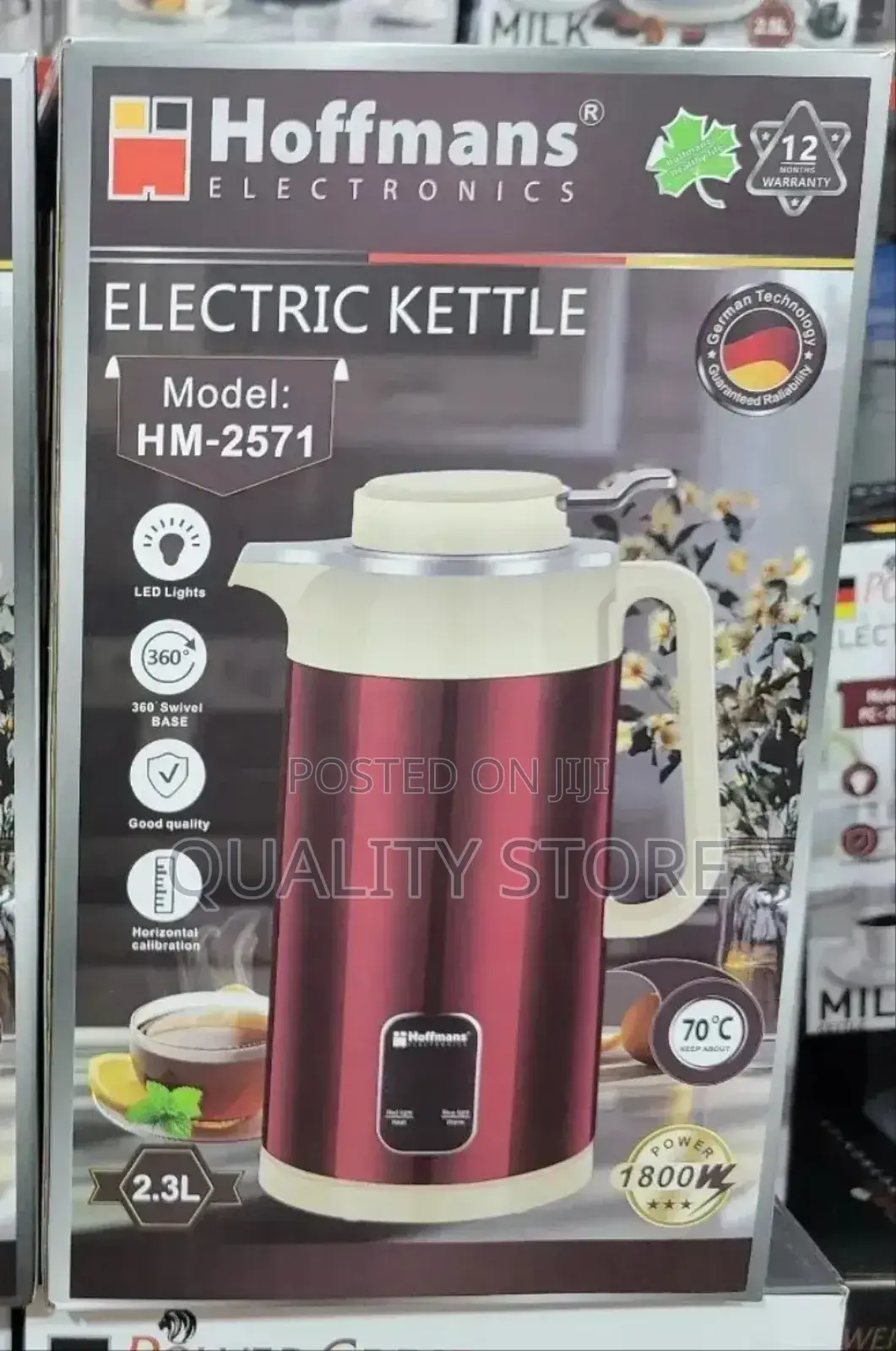 Hoffmans Electric Kettle Hm-2571