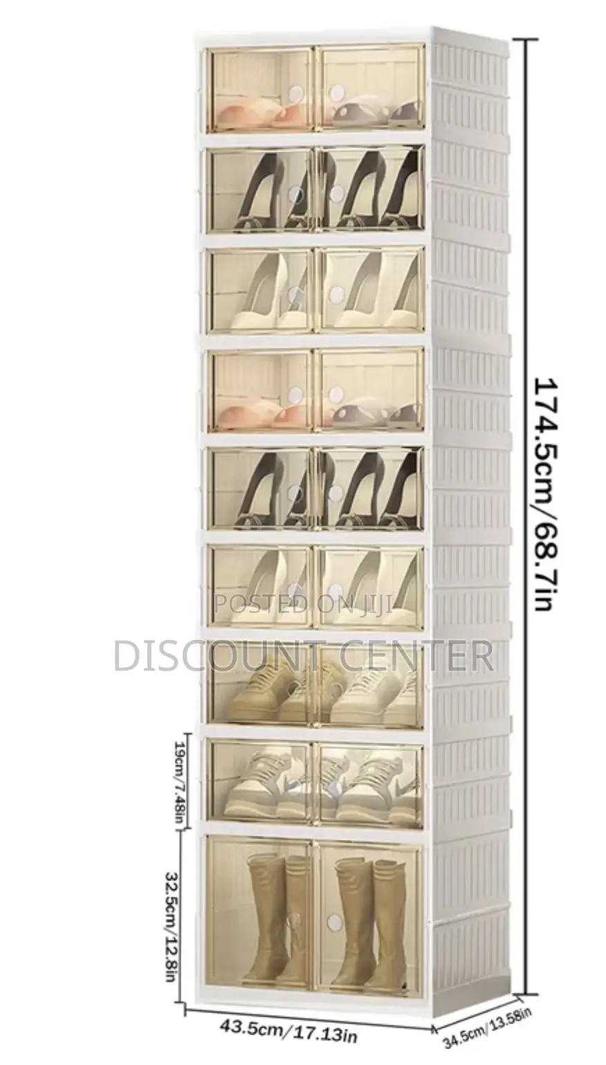 Shoe Rack 9 Layers Foldable