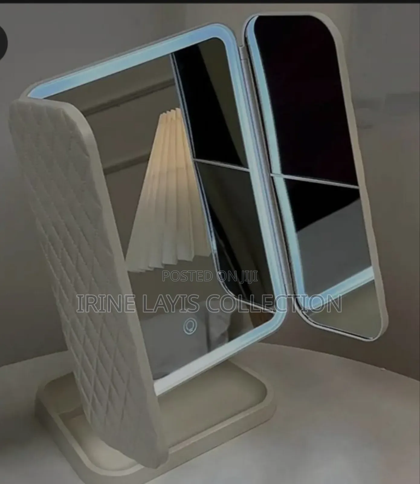 Tri-Fold Led Makeup Mirror.