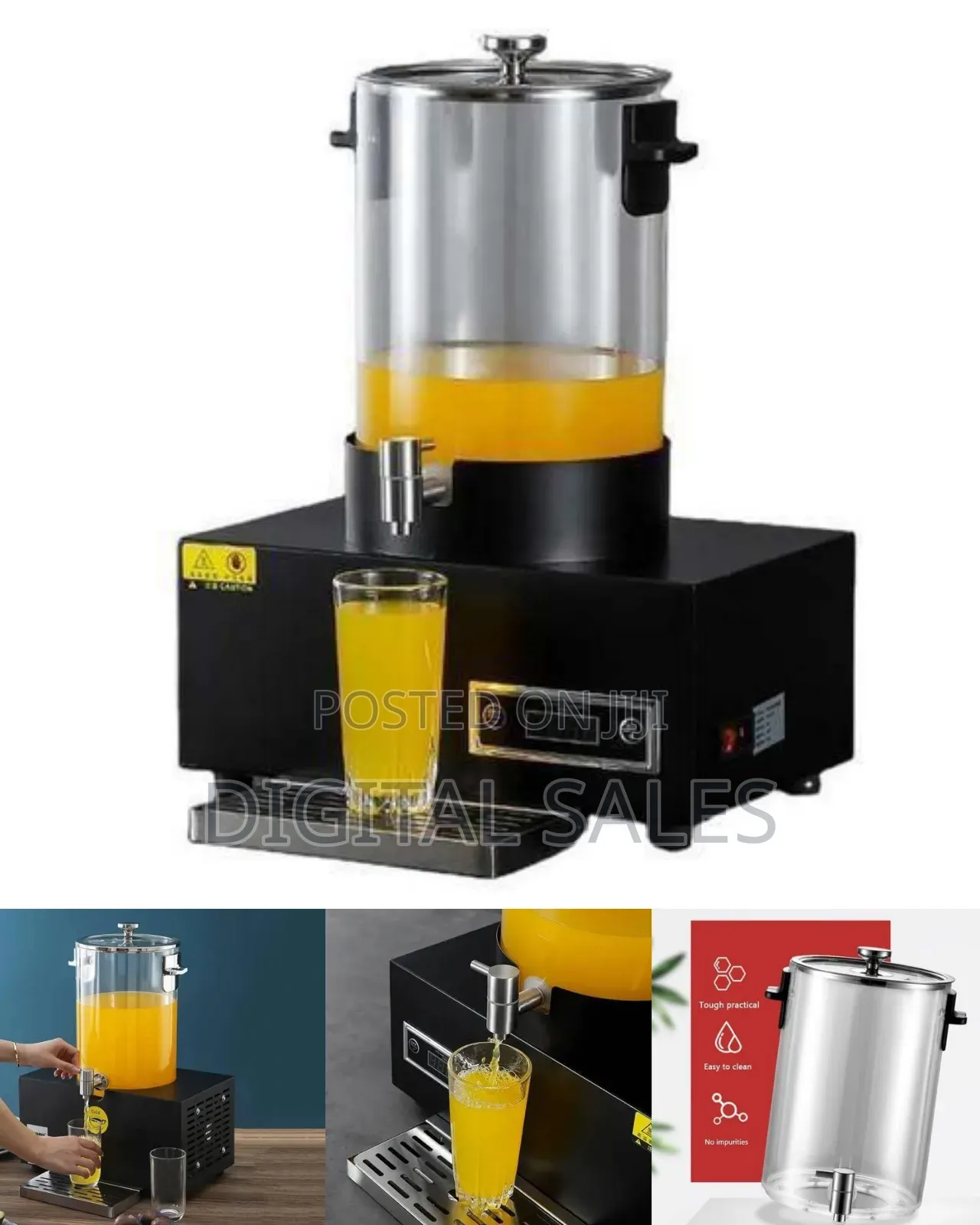 Versatile Commercial Beverage Dispenser (Heated/Chilled)