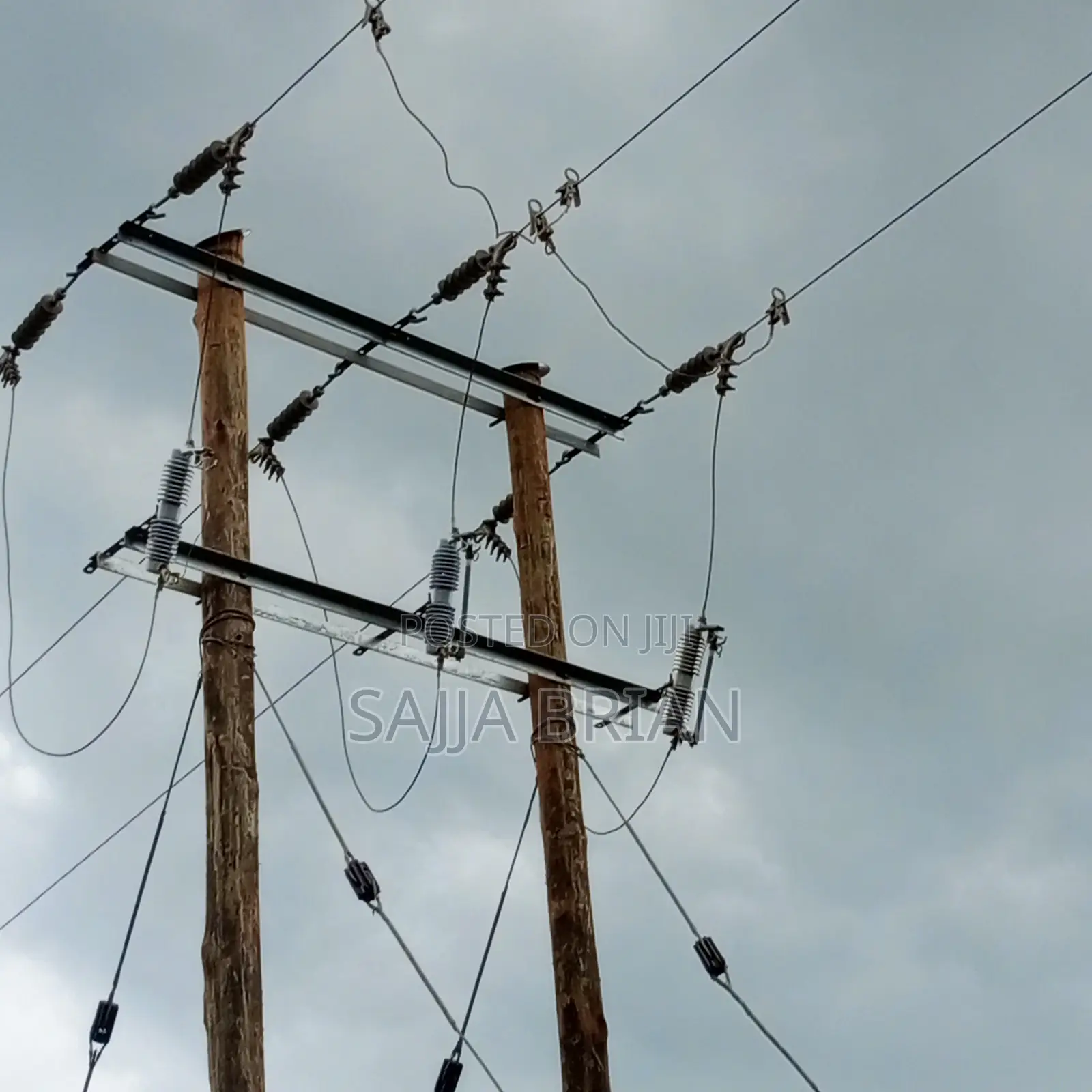 Power Line Construction , Transformer Installation