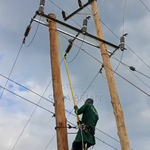 Power Line Construction , Transformer Installation