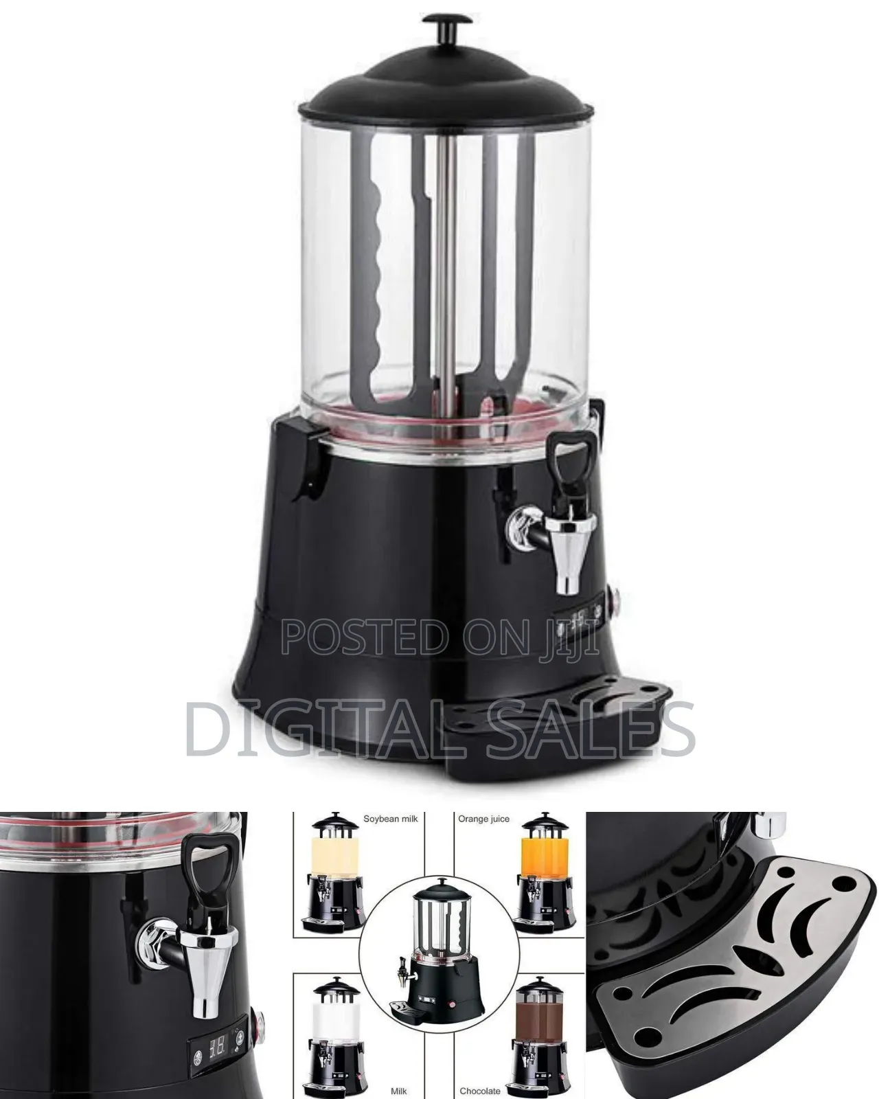 Professional Heated Beverage Dispenser and Hot Chocolate Maker