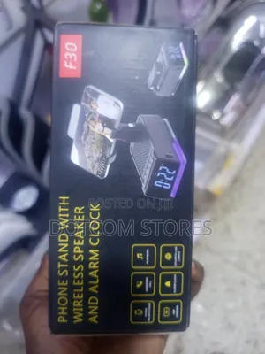 .Wireless Speaker With Stand and Alarm
