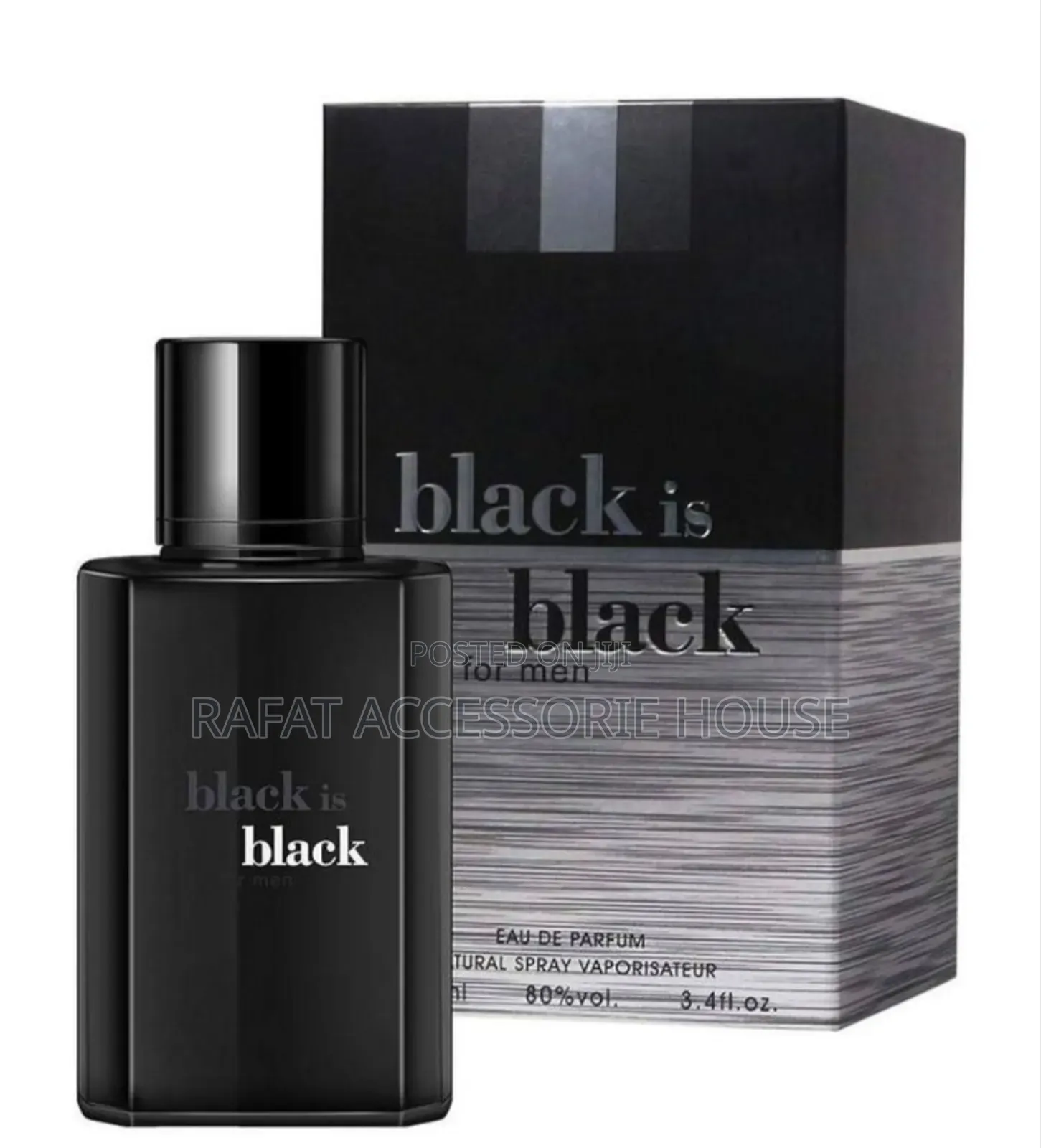 50ml Classic Smelling Black Is Black Body Perfume