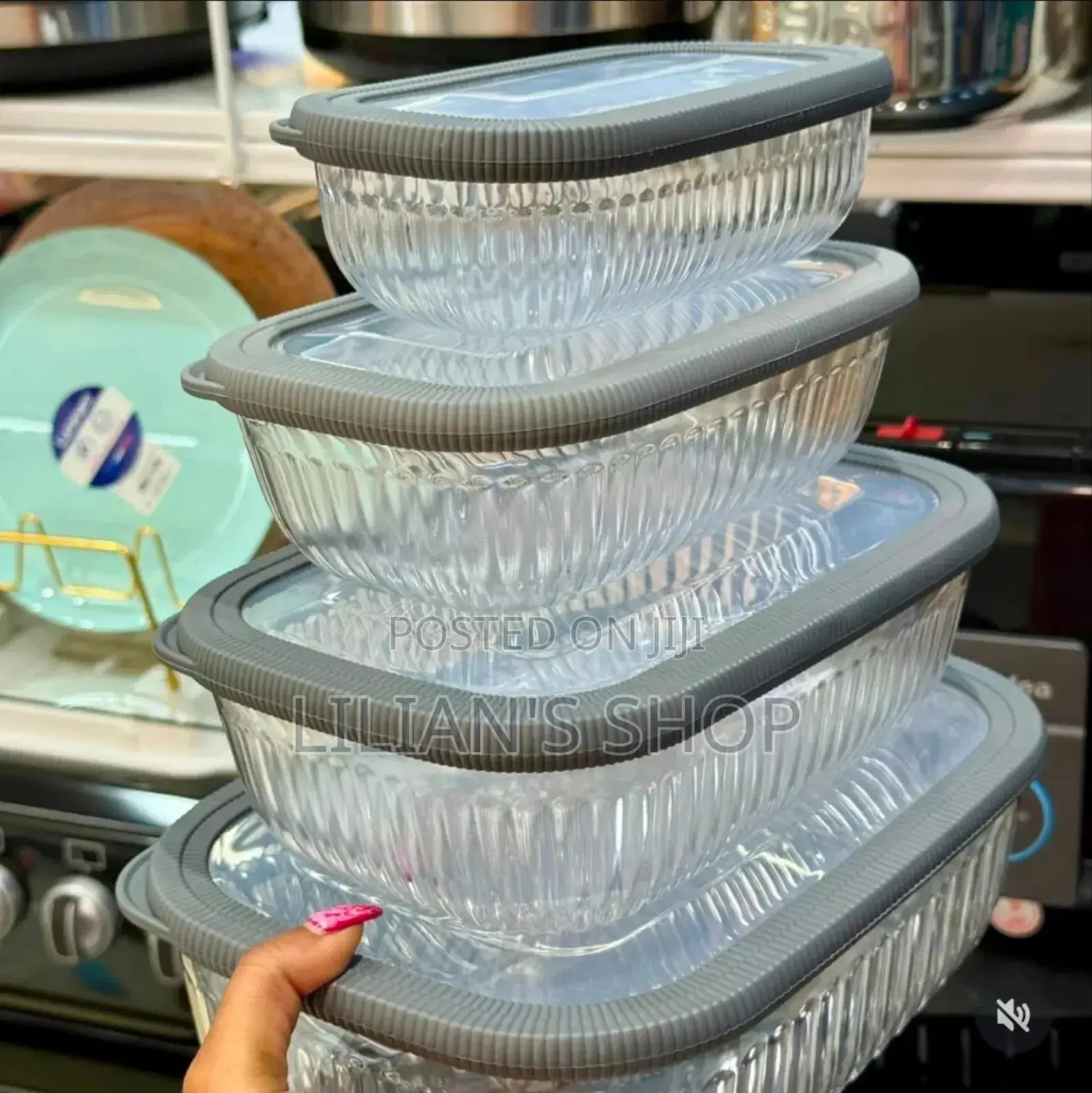 4pcs Airtight Multifunctional Fridge Organizer Containers