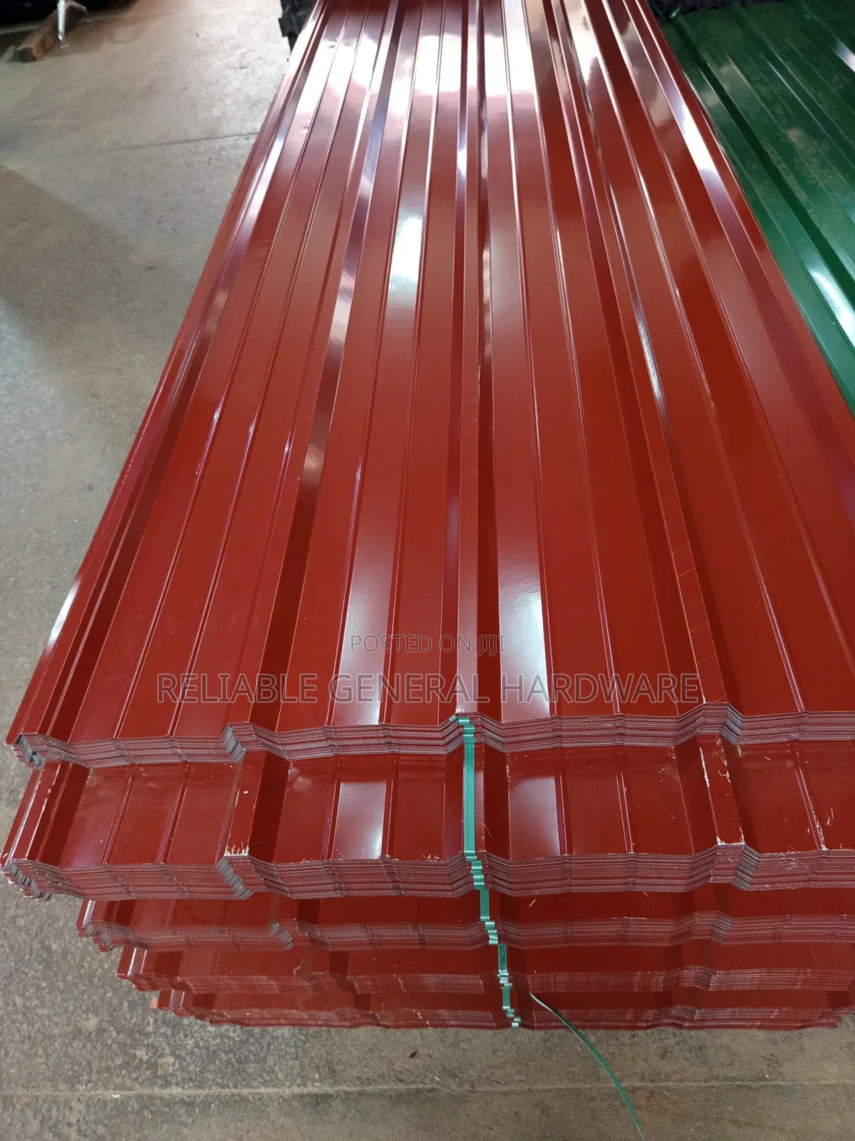 Supereco Ironsheets Brick Red G.28 Roofings