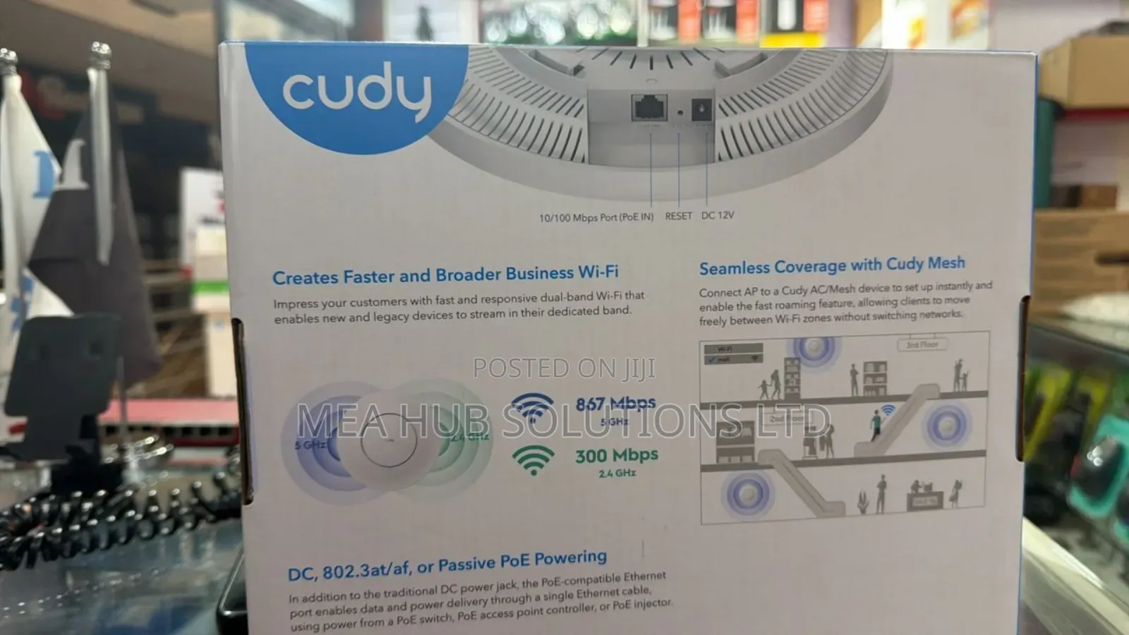 Cudy Ac 1200 Dull Band Indoor Access Point