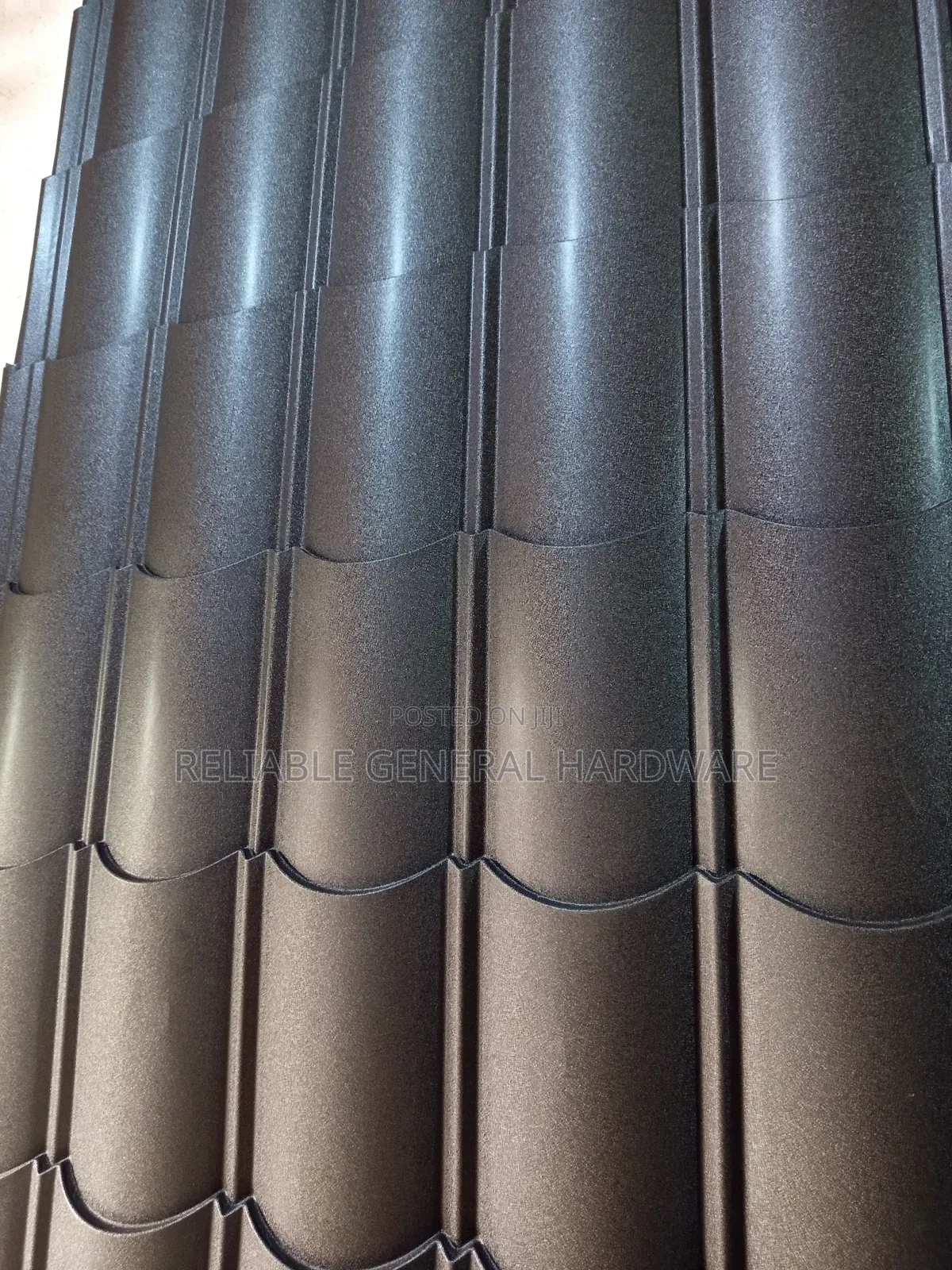 Orientile Ironsheets Charcoal Black Mat G.28 Uganda Baati