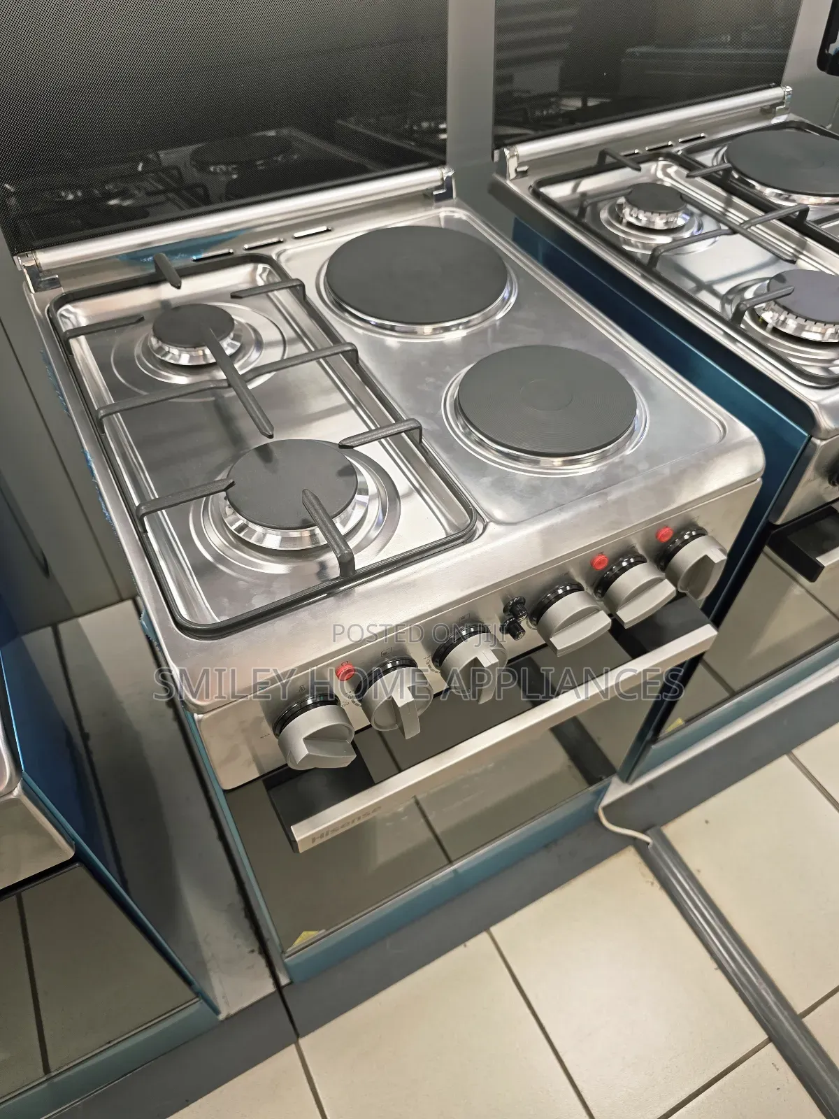Hisense 50cm*50cm Stainless Steel(2+2) Electric Cooker Oven With Timer