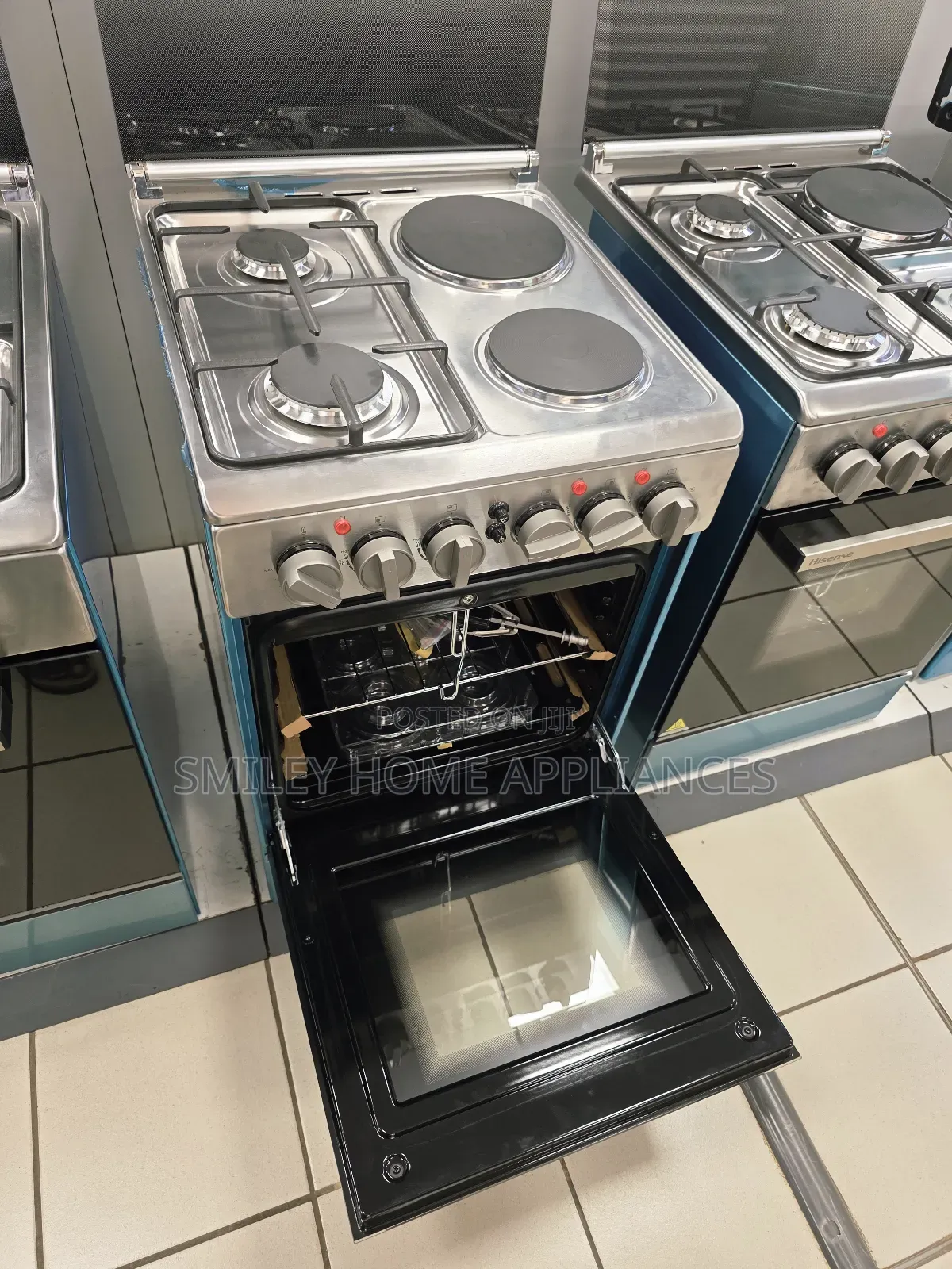 Hisense 50cm*50cm Stainless Steel(2+2) Electric Cooker Oven With Timer