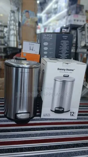 12l Stainless Steel Trashbins With Peddle