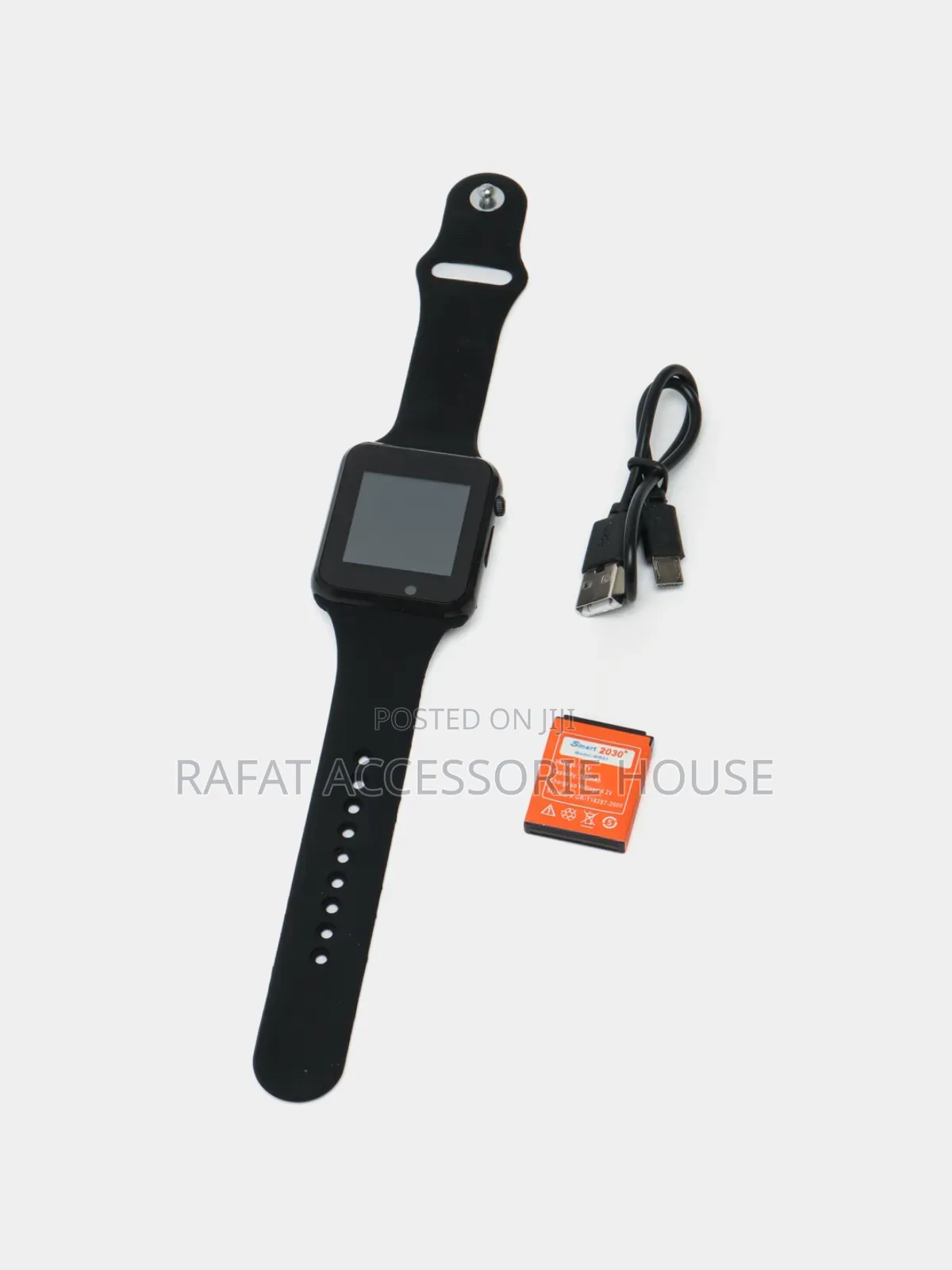 Sim Smart Watch Callings, Sms, Whatsap, Fb,With a Selfie Camera-Black