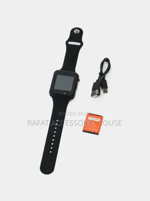 Sim Smart Watch Callings, Sms, Whatsap, Fb,With a Selfie Camera-Black