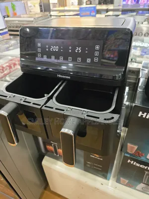 Hisense 8ltrs Dual Digital Airfryer With a Touch Control Panel