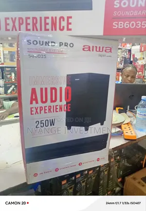 Aiwa Sound Bar Wireless System