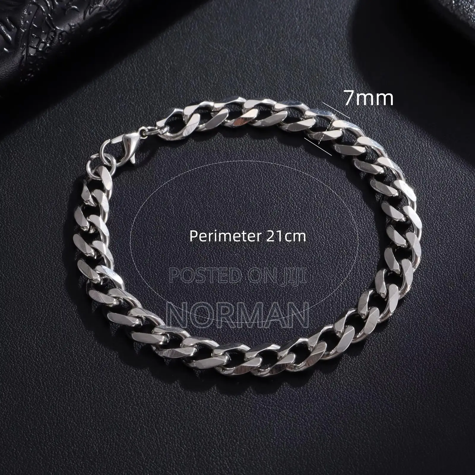 Titanium Steel Cuban Bracelet