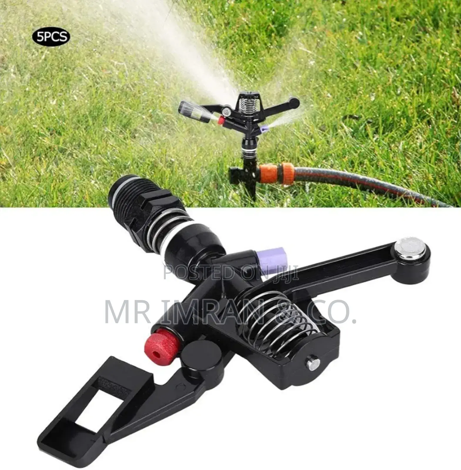 -Piece Set of Garden Impulse Sprinklers