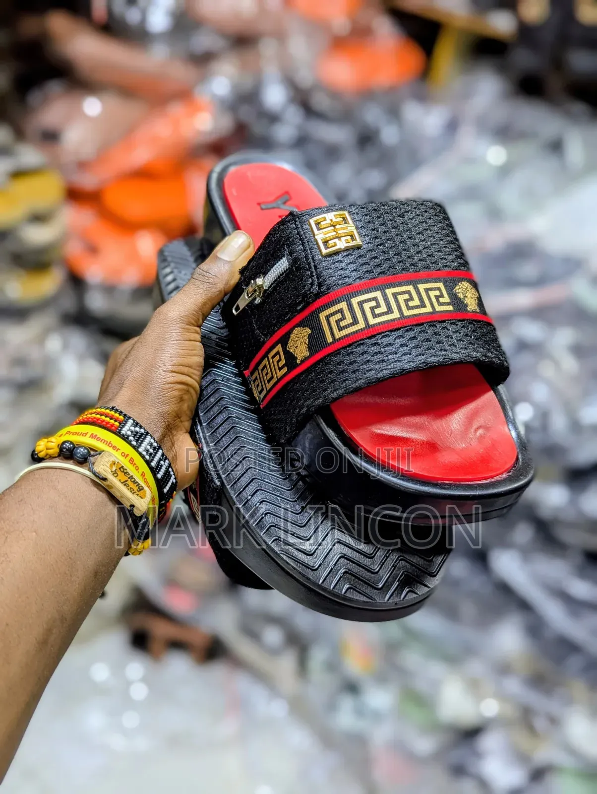 Luxury Inspired Slide Sandals or Push- Ins