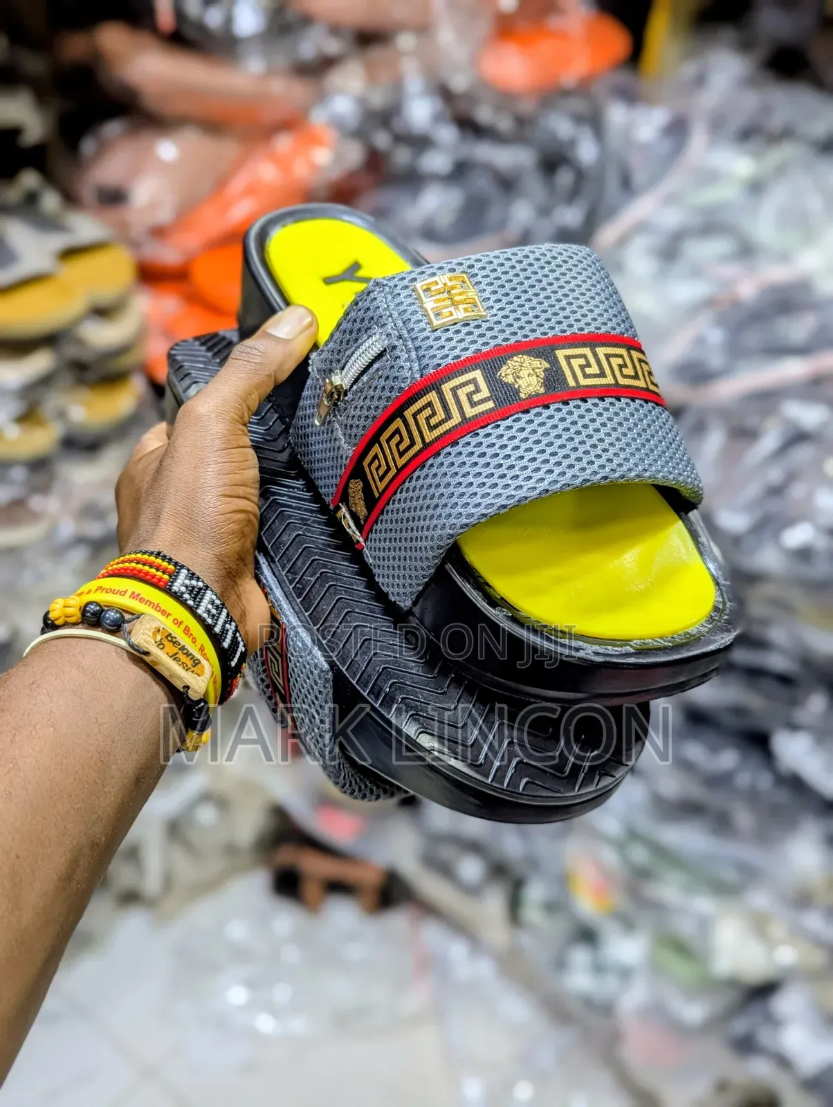 Luxury Inspired Slide Sandals or Push- Ins
