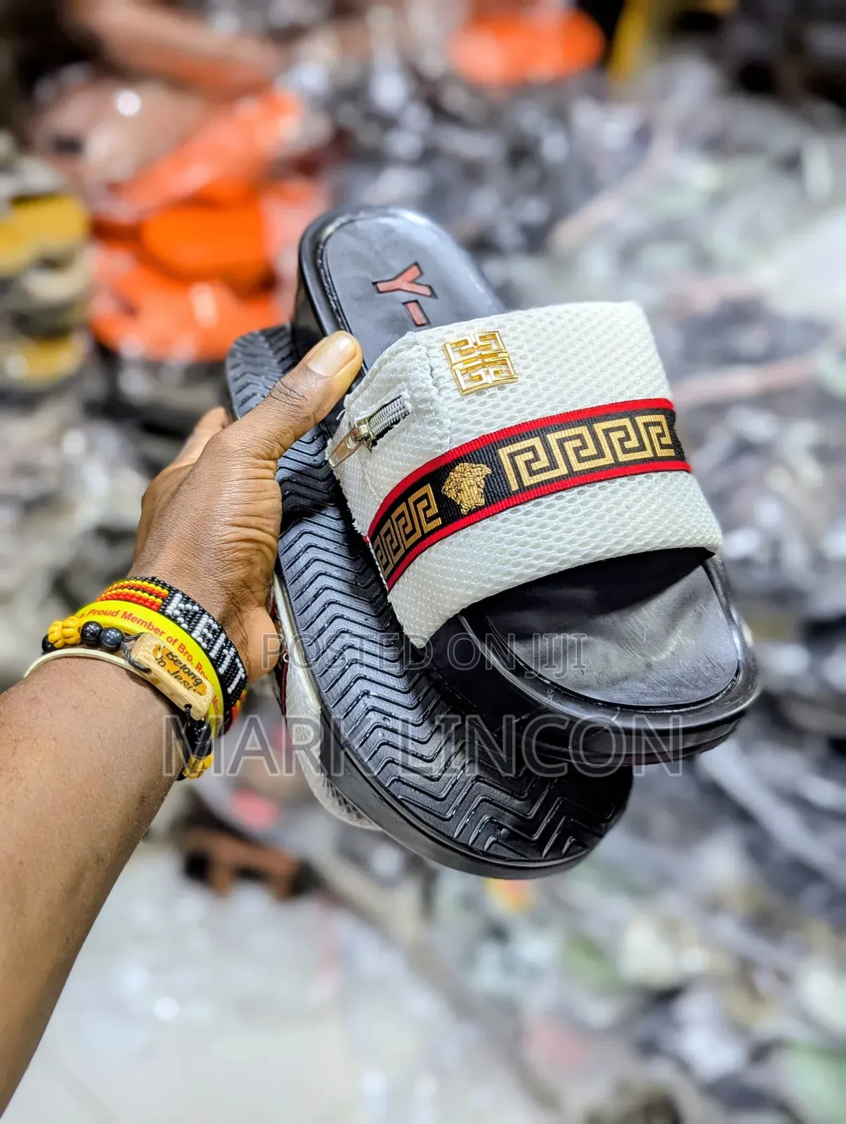 Luxury Inspired Slide Sandals or Push- Ins