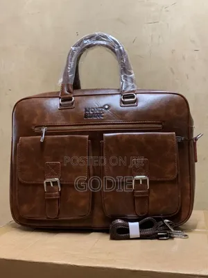 Montblanc Branded Laptop Business Briefcase.