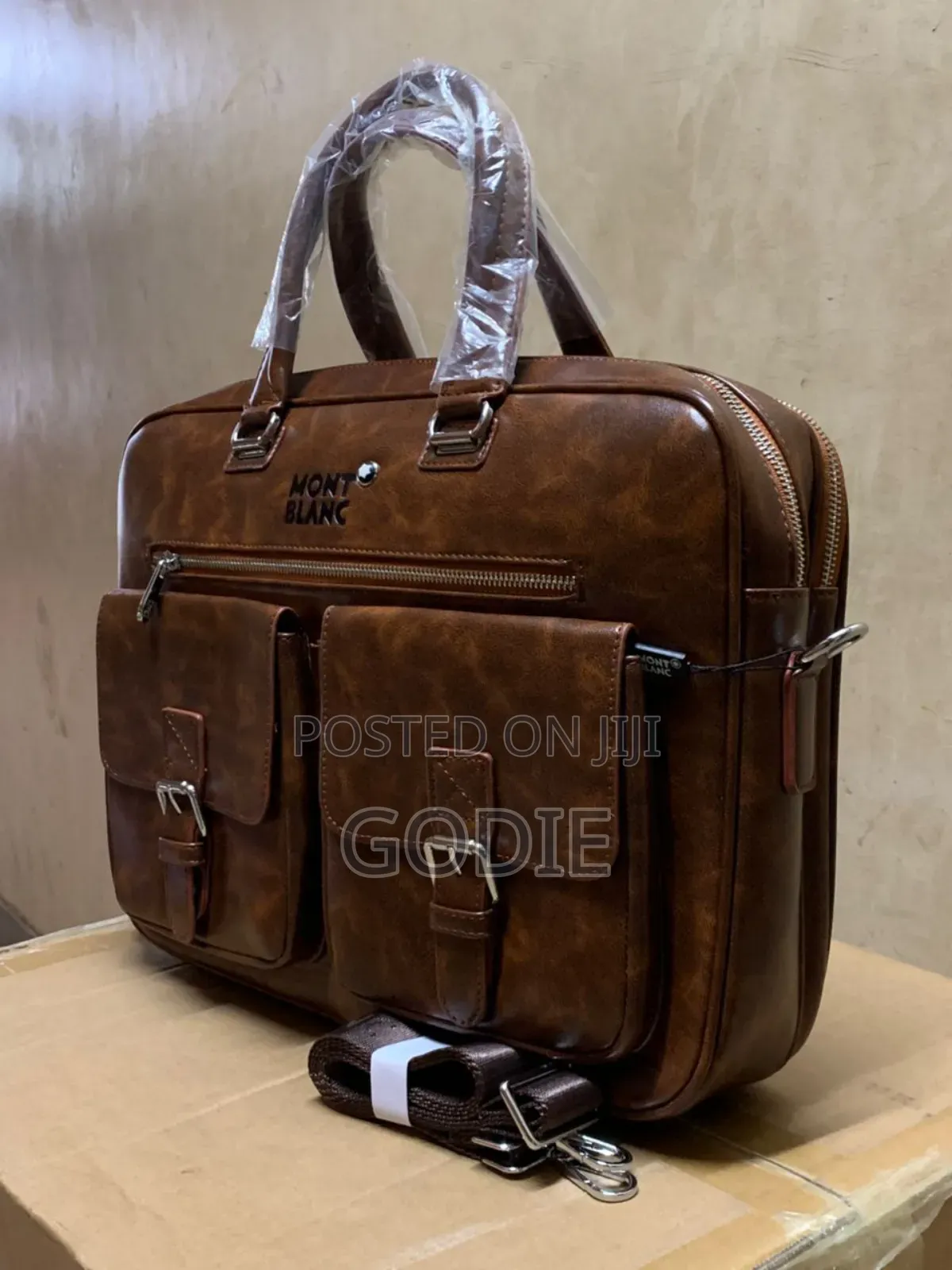 Montblanc Branded Laptop Business Briefcase.