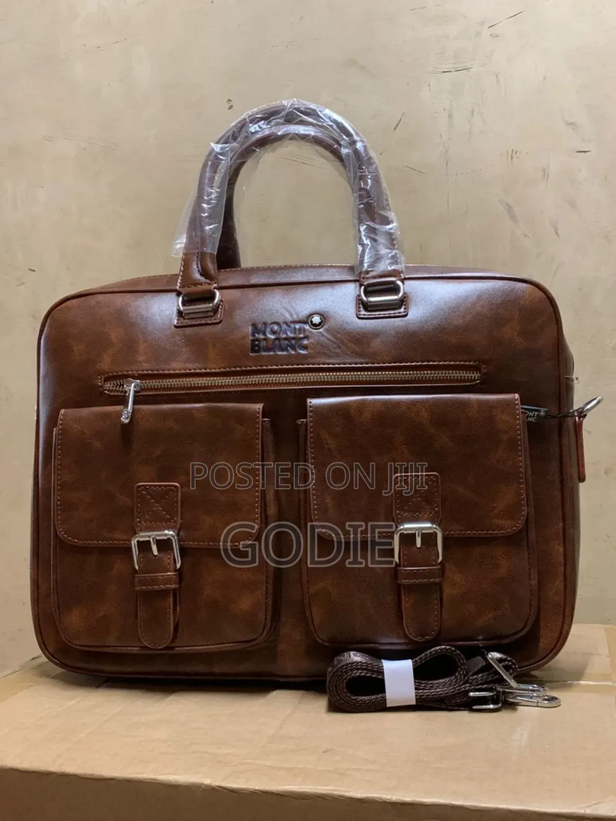 Montblanc Branded Laptop Business Briefcase.